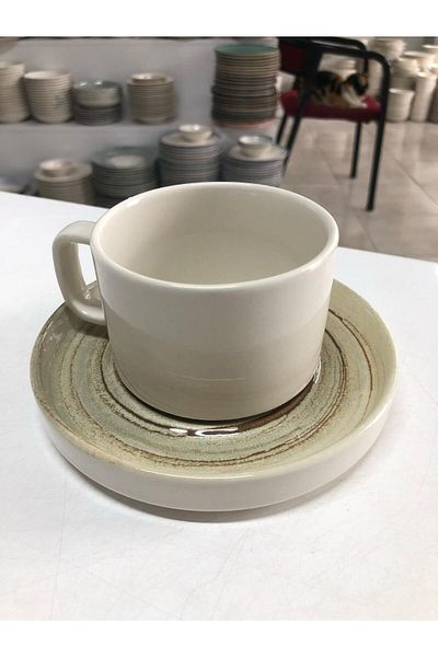 SARE Single Porcelain Tea Cup Set - 100% Porcelain