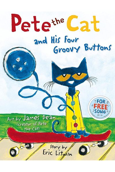 Kolektif Kitap Pete The Cat - Stylish Winter Knitted Button