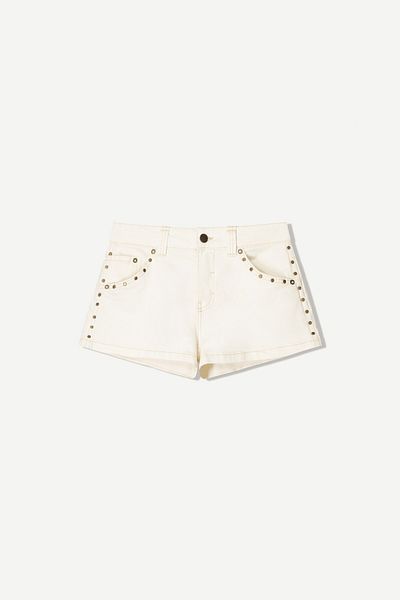 Bershka Studded voluminous shorts