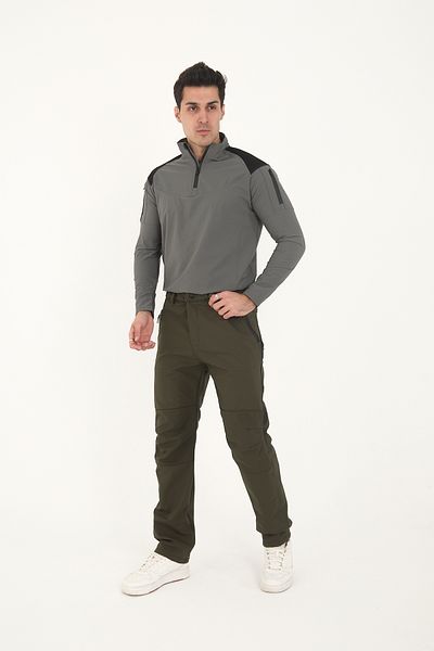 Camp Scoutland Camp595 Outdoor Tactical Softshell Ανθεκτικό στο νερό και τον αέρα Χειμερινό ανδρικό παντελόνι Tactical Khaki