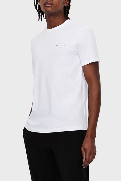 Armani Exchange Ανδρικό T-Shirt από βαμβακερό λαιμόκοψη κανονική εφαρμογή