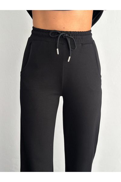 winmoda Ελαφρύ φαρδύ casual σετ - Κοντό μανίκι επάνω και κάτω μέρος