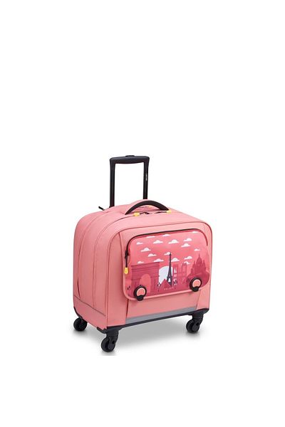 Delsey Back To School 2023 4w Horizontal Schoolbag - 15.6" Pink Printing