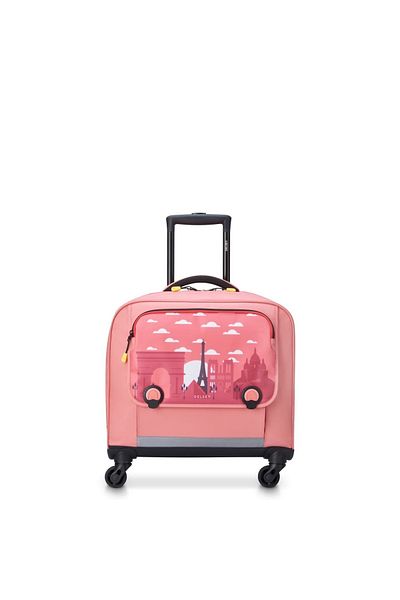 Delsey Back To School 2023 4w Horizontal Schoolbag - 15.6" Pink Printing