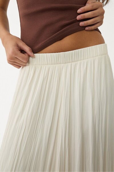 Stradivarius Long flowing satin skirt