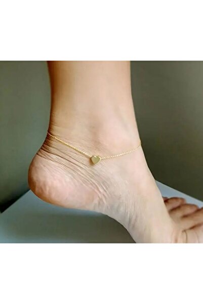 Dgt Luxury Elegant Anklet with Heart Figure