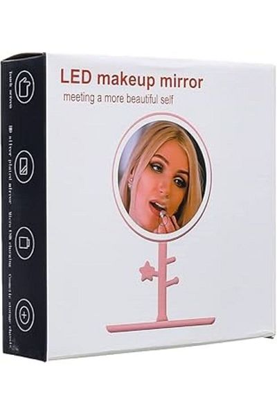 Generic 2pcs LED Makeup Mirror with Blade and Night Light