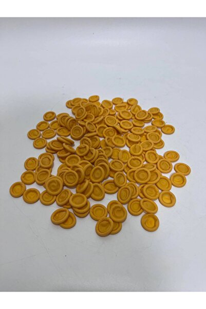 Hasyılmaz Lateks Parmak Ucu Eldiven Sarı 50 Adet