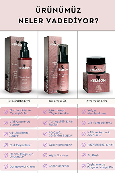KEMSON كريم تبييض مضاد للعيوب، مرطب للريش، قاعدة مضادة للشيخوخة بخمسة تأثيرات...