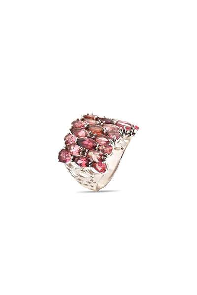 Lial Diamond 4.86 Karat Turmalin Taşlı Yüzük, Gerçek Doğal Taş, Sertifikalı M...