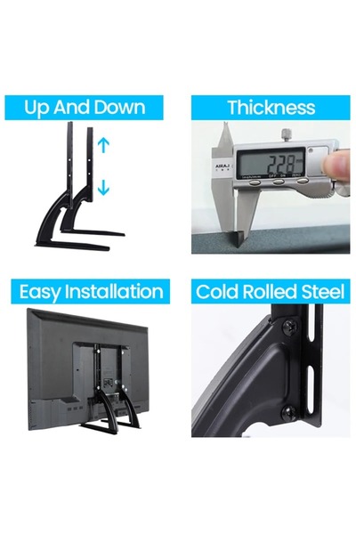 TechTic "32-75" Evrensel Tv Standı TV Yükseltme Montaj Lcd Led Ayarlanabilir ...