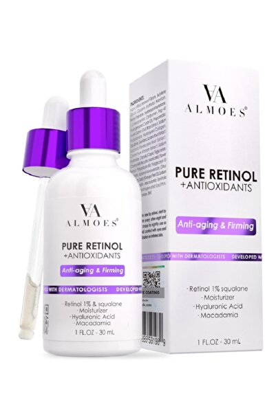 ALMOES سيروم ريتينول وسكوالين، مرطب ومجدد للماكاداميا من ألموس 30 مل