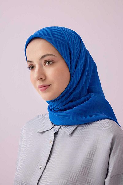 Imannoor Eșarfă din bumbac İMANNOOR İMAN SQUARE NAIA 90X90 242-4002