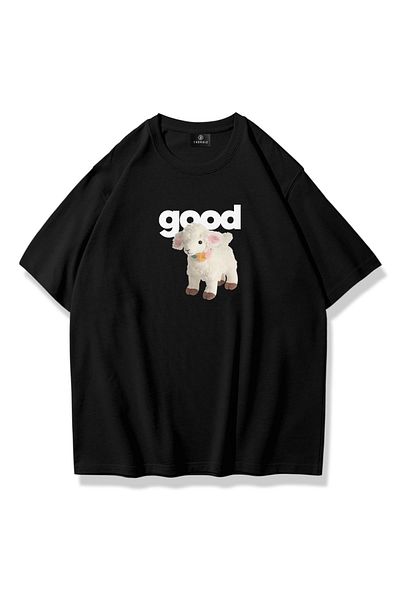 Trendiz Unisex Μαύρο Καλό T-shirt