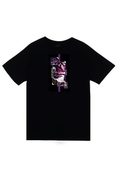 fame-stoned Bleach Yoruichi Shihouin Anime Štampano Unisex 100% pamuk Crna T-...