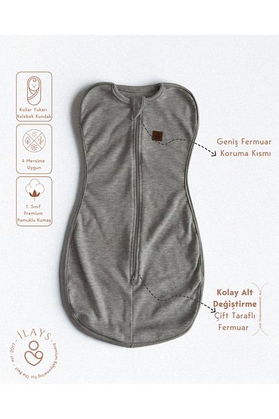 ilays beauty Newborn Swaddle Wrap Sleeping Swaddle Sleeping Bag