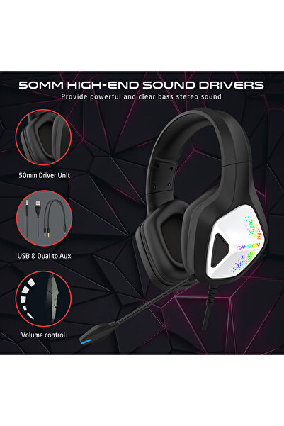 GAMEON GOK905 Infernus, RGB Gaming Headset, Black