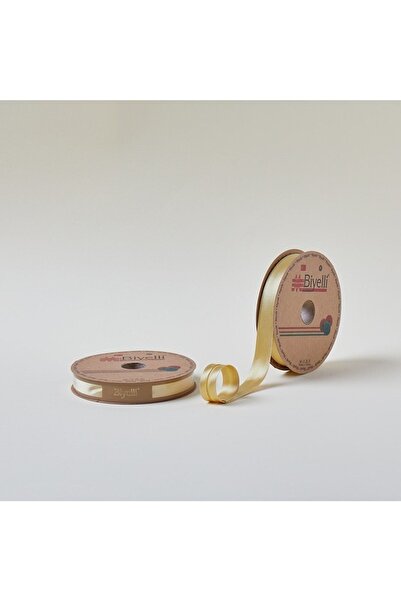 Marsilyan بيبي ساتان طبقات 055 ذهبي 2 سم 25 متر 100% بوليستر