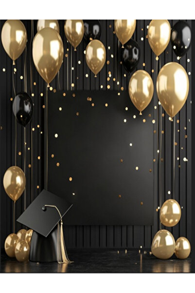 PROMISEBACKDROP2 Mezuniyet Hatırası, Okul Etkinlik Kumaş Fon 200x200 Ek Dikişli