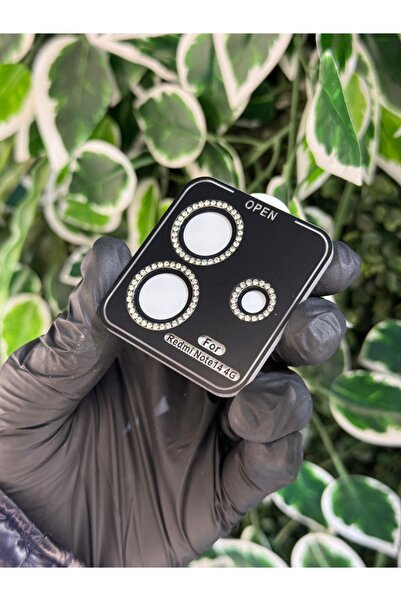 Store XİAOMİ REDMİ NOTE 14 TAŞLI TEMPERED GLASS KAMERA LENS KORUYUCU