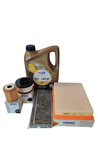 WUNDER CITROEN C-ELYSEE 1.5 BLUE HDİ PERİYODİK FİLTRE VE TOTAL HTC 5W30 YAĞ B...