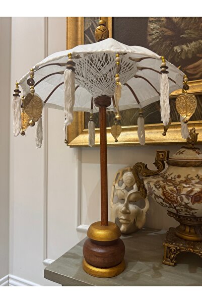 Home Bali Şemsiyesi Dekorasyon Bohem Obje Organizasyon Süsleme Krem