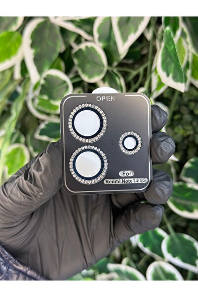 Store XİAOMİ REDMİ NOTE 14 TAŞLI TEMPERED GLASS KAMERA LENS KORUYUCU