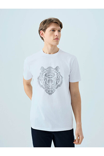 Loft Λευκό ανδρικό T-Shirt LF2039570