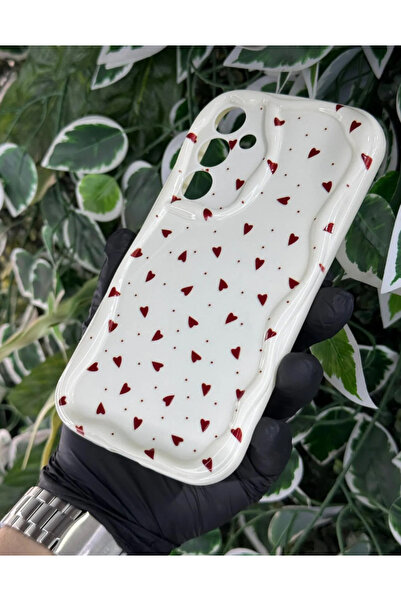 Store SAMSUNG GALAXY A56 / A36 UYUMLU MİNİ KALP BASKILI DESENLİ SİLİKON KILIF