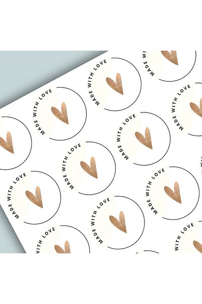 birikiyedi Thank You Sticker - 3.5 cm 105 Pcs Bird Adhesive Glossy