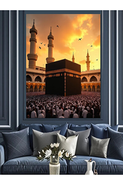 ekart Kabe Ve Kalabalık Dekoratif Kanvas - Mdf Ahşap Tablo