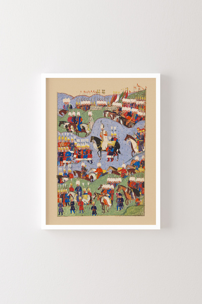 epiqart Miniature of the Zigetvar Expedition of Sultan Suleiman the Lawful - ...