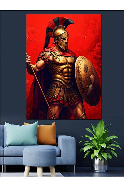 Tablomega Pânză decorativă Gladiator Warrior - Lemn MDF