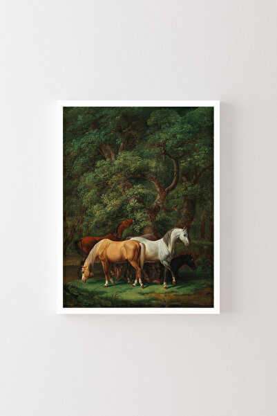 epiqart Horses - White Frame