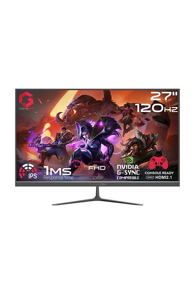 GAMEON GOES27FHD120IPS 27 Inch Gaming Monitor, FHD, 120Hz, MPRT 0.5ms, HDMI 2.1, IPS, Support PS5