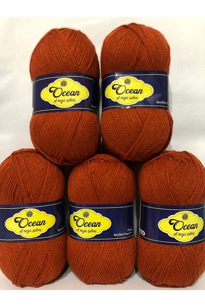 Selen 5 Pieces Patika Hand Knitting Rope 100 Gr 225 Meters