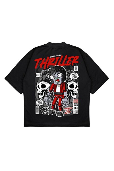 PURE EFFECT Unisex Oversize kroj Michael Jackson Thriller ruksak Štampano čvr...
