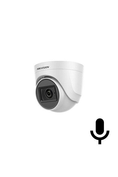Hikvision DS-2CE76D0T-ITPFS 2MP 2.8MM 20MT IR Plastik Kasa Dome Kamera Sesli