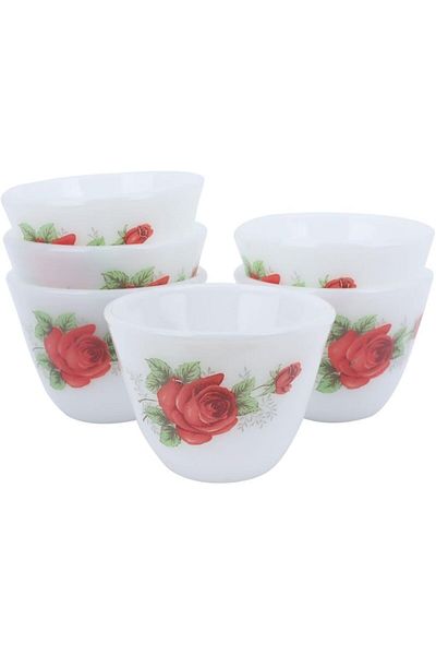 ALSAIF Red sword cup with rose pattern, made in Korea