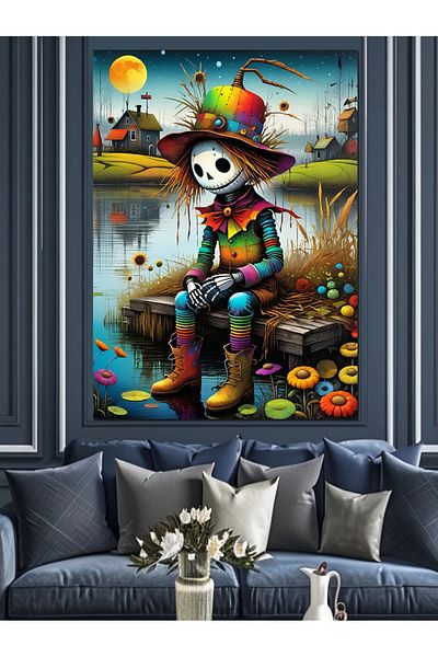 Tablomega Mexican Baby Decorative Canvas - Mdf Wooden Painting