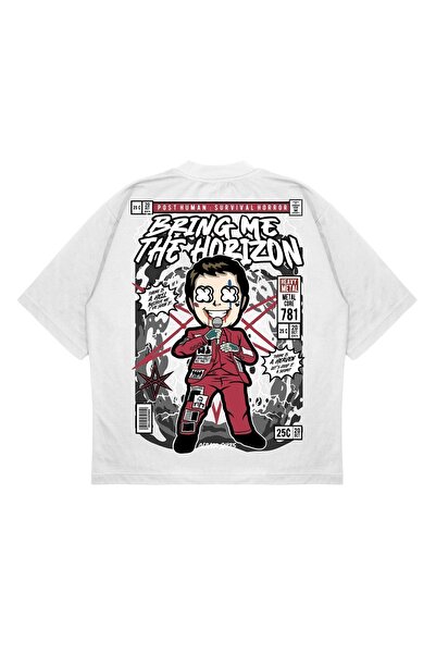 PURE EFFECT Unisex Oversize kroj Bring Me The Horizon ruksak Štampano čvrste ...