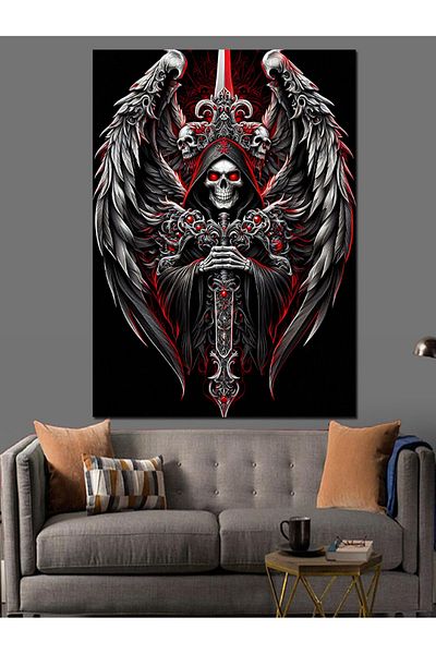 Tablomega Pânză decorativă Dark Angel - Lemn MDF