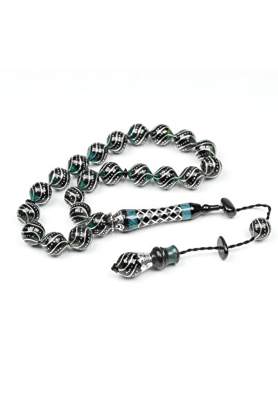 Easy Tedarik Oltu Stone Mascot Fountain Nightingale Embroidered Rosary