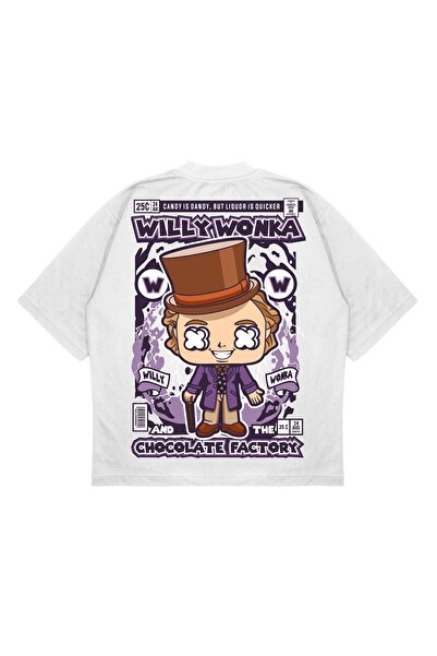 PURE EFFECT Unisex Oversize kroj Willy Wonka ruksak Štampano širokog kroja od...