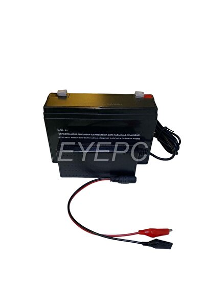 NcpLine 6v 7ah Uyumlu Pilsan Tiger Akülü Araba Araç Için Uyumlu 6 Volt 7 Ampe...