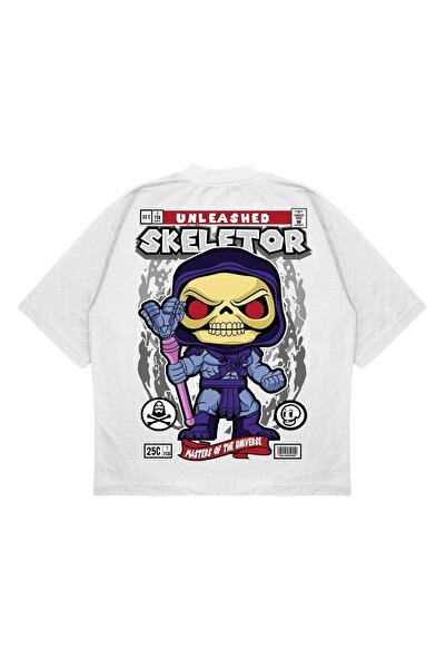 PURE EFFECT Unisex Oversize kroj Unleashed Skeletor ruksak Štampano čvrsta tk...