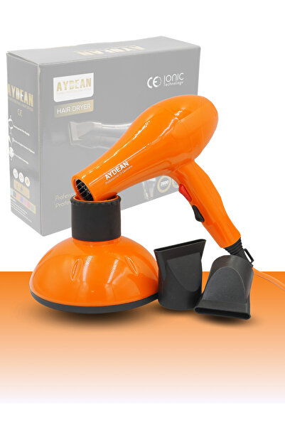 aydean Saç kurutma Fön Makinası + Aynı Renk vigo Başlığı 4200 Turuncu