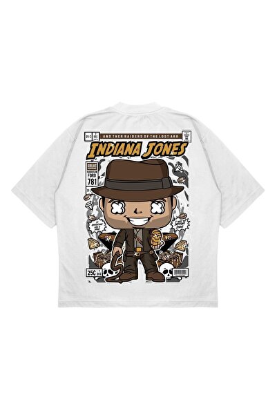 PURE EFFECT Unisex Oversize kroj Indiana Jones ruksak Štampano čvrste krojeve...