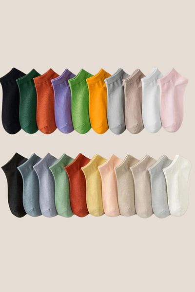 kozaneli 6 Pieces of Fragrant Seamless Soft Booties Socks