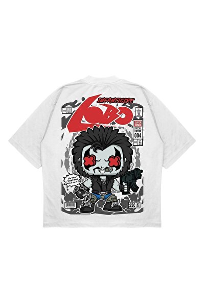 PURE EFFECT Unisex Oversize kroj Lobo ruksak Štampano širokog kroja od debele...